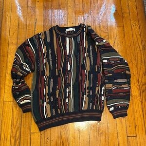 Multicolor Patterned Men's Sweatshirt